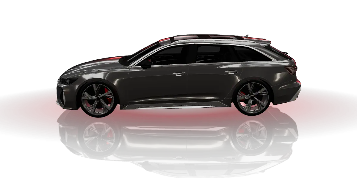 Audi RS6 Dynamic 600cv, vista 5 di 6